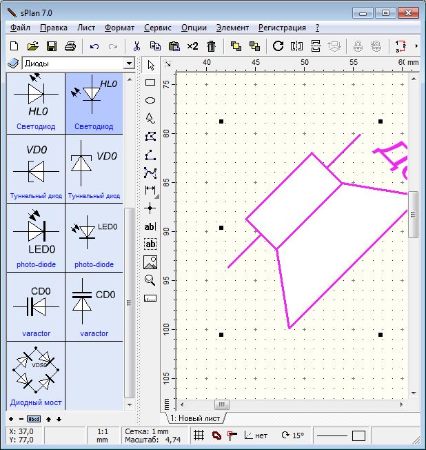 Splan 7.0 библиотеки